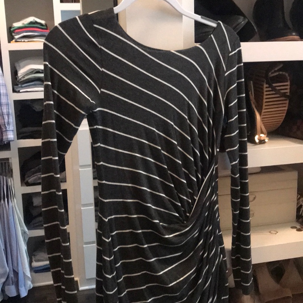 Striped long sleeve dress!